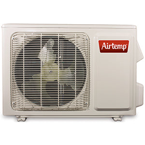 Airtemp 2 Ton Mini Split Air Conditioner & Heat Pump, 24,000 BTU, Cools 1000-1500 Sq Ft, Inverter Wi-Fi Ductless Wall-Mounted AC, 208/230V