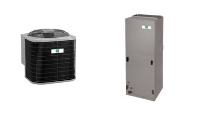 Day and Night 2 Ton Two-Stage AC System — Condenser + Air Handler + 5 kW Heat Strip