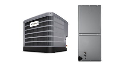 Whirlpool 1.5 Ton 14 SEER2 AC System — Condenser + Air Handler + 5 kW Heat Strip